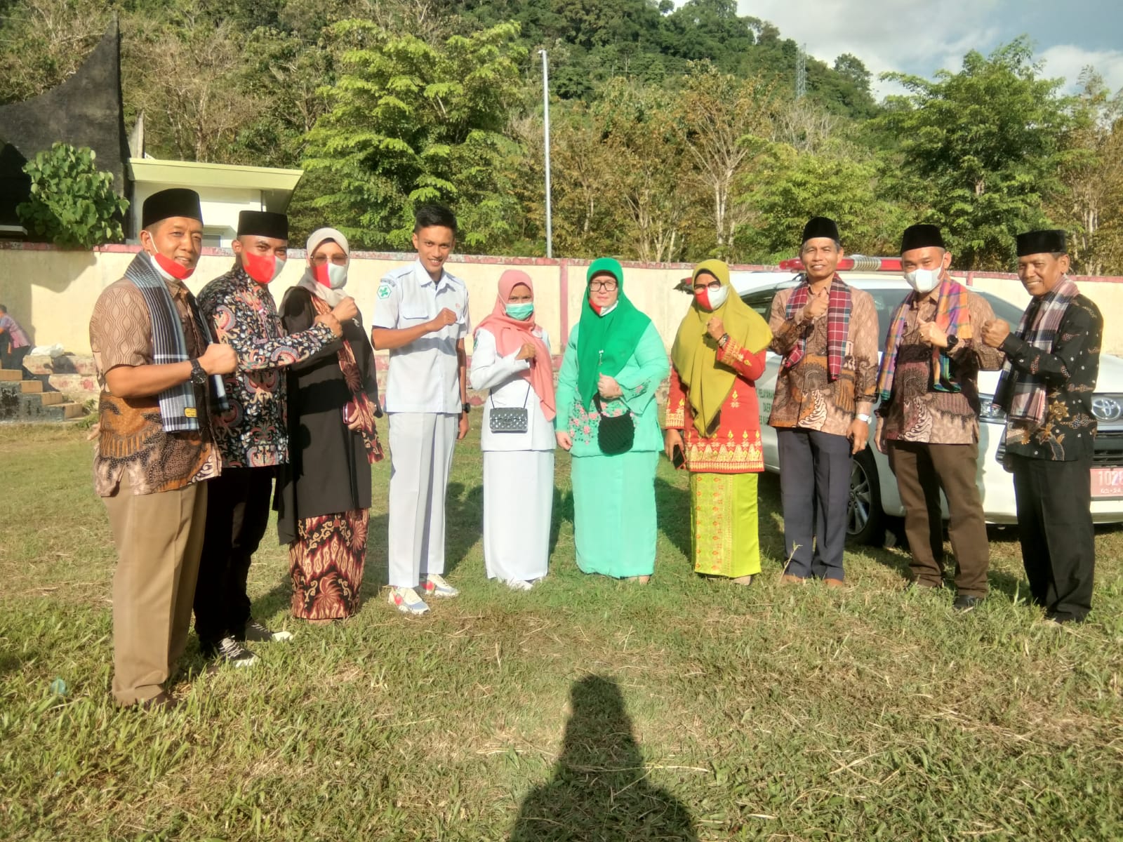 Dinas Kesehatan Ikuti Pelaksanaan Upacara Hari Ulang Tahun Kemerdekaan Republik Indonesia yang ke 77