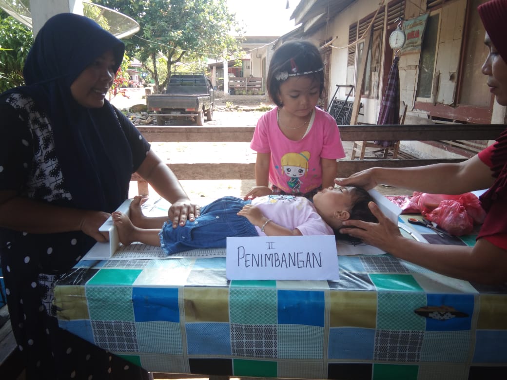PENIMBANGAN MASSAL POSYANDU WILAYAH PUSKESMAS KAYU GADANG