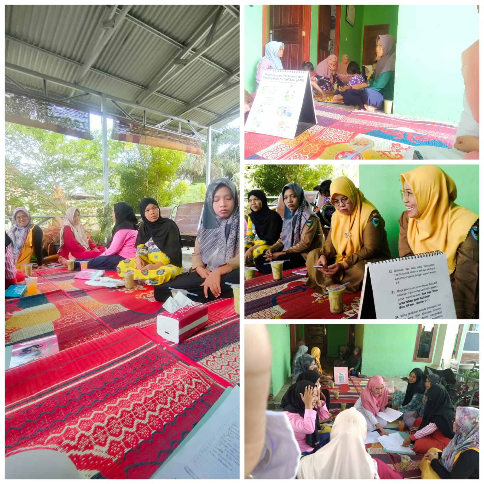 Puskesmas Tj. Makmur lakukan Kegiatan Kelas Ibu Hamil di Nagari Sungai Pulai. 