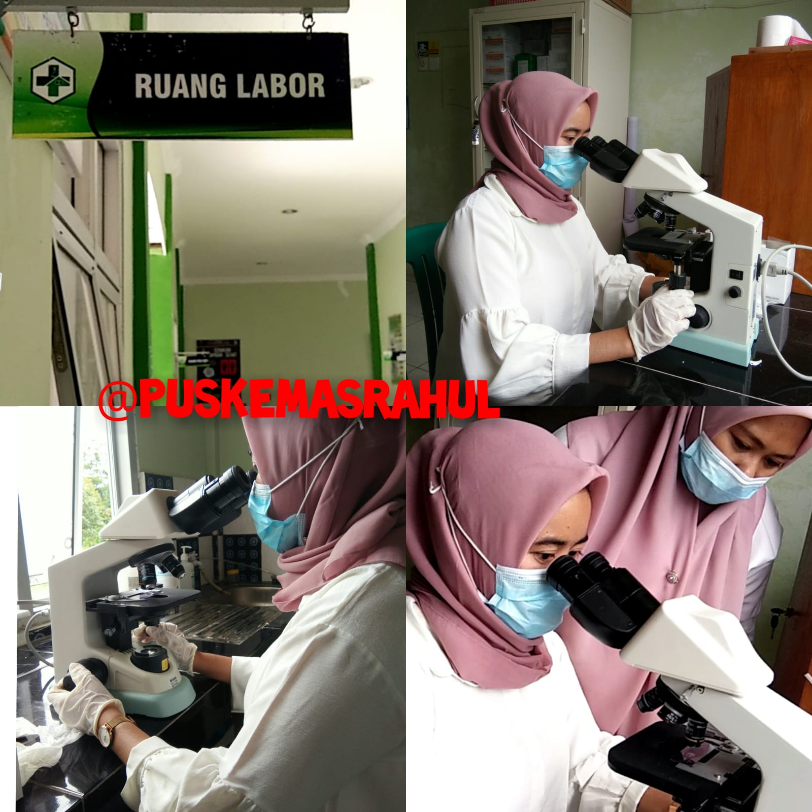 PEMERIKSAAN MIKROSKOPIS PASIEN TBC/TB PARU DI LABORATORIUM PUSKESMAS RAHUL