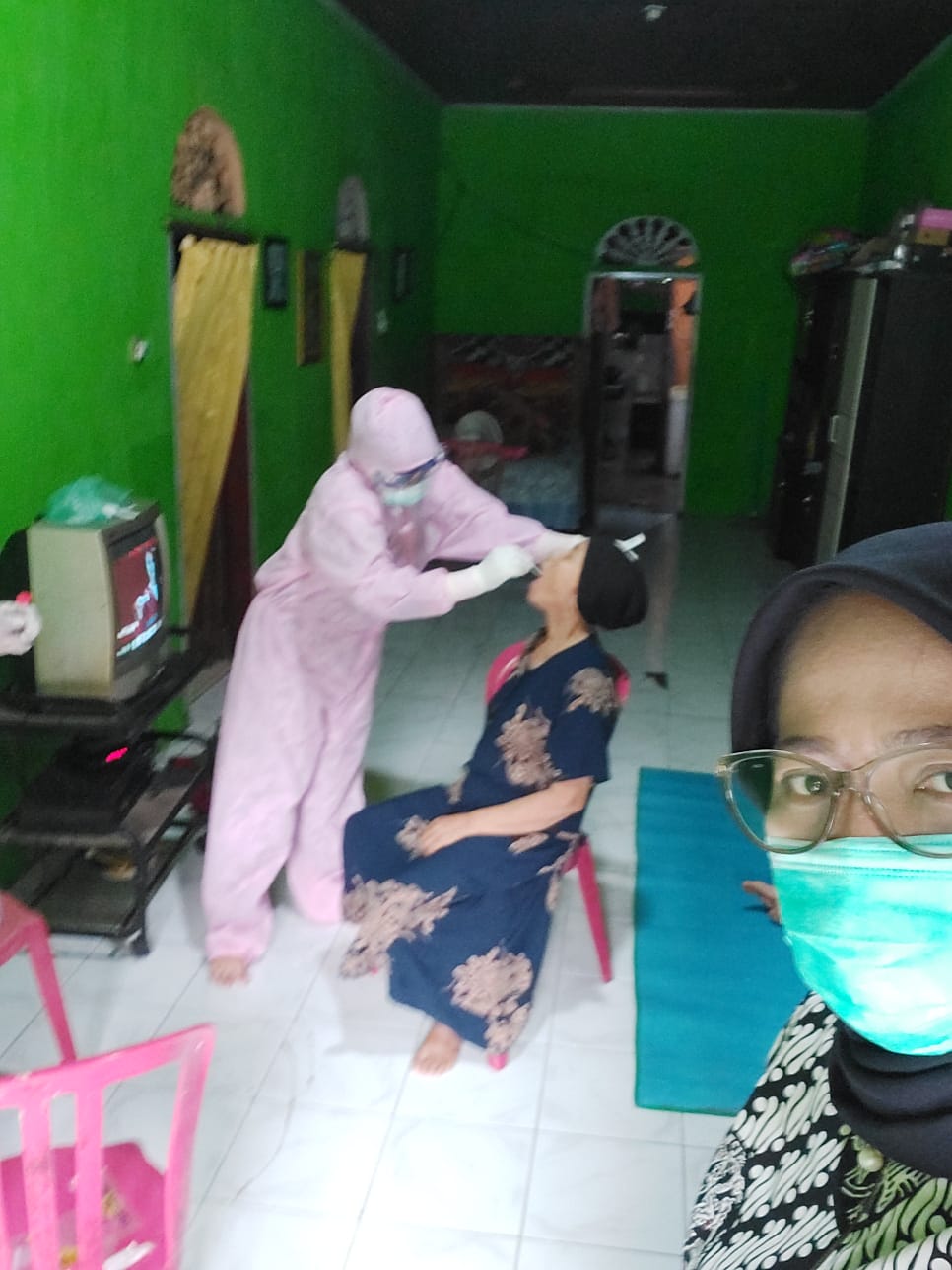Pusk.Pasar Kuok Tracking Kontak erat Kasus terkonfirmasi Covid_19