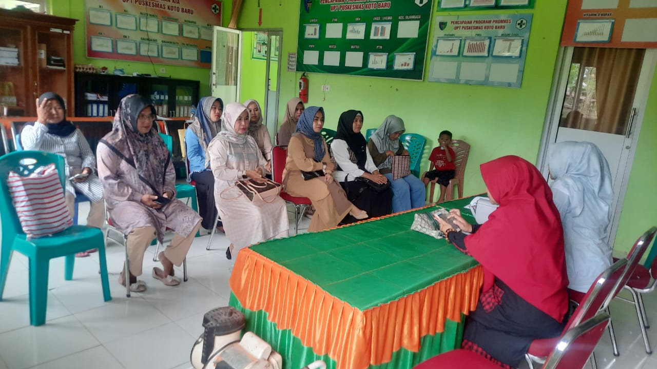 PERTEMUAN BULANAN BIDAN DESA WILAYAH KERJA PUSKESMAS KOTO BARU