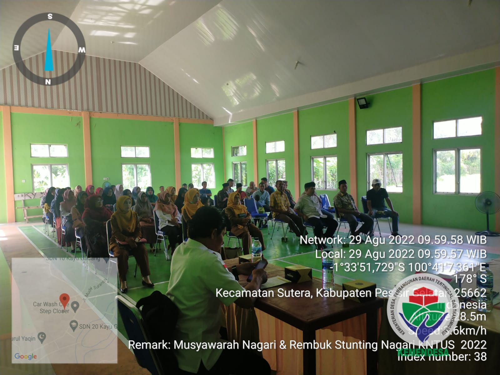 PUSK KAYU GADANG IKUTI REMBUK STUNTING DAN MUSYAWARAH NAGARI DI KECAMATAN SUTERA