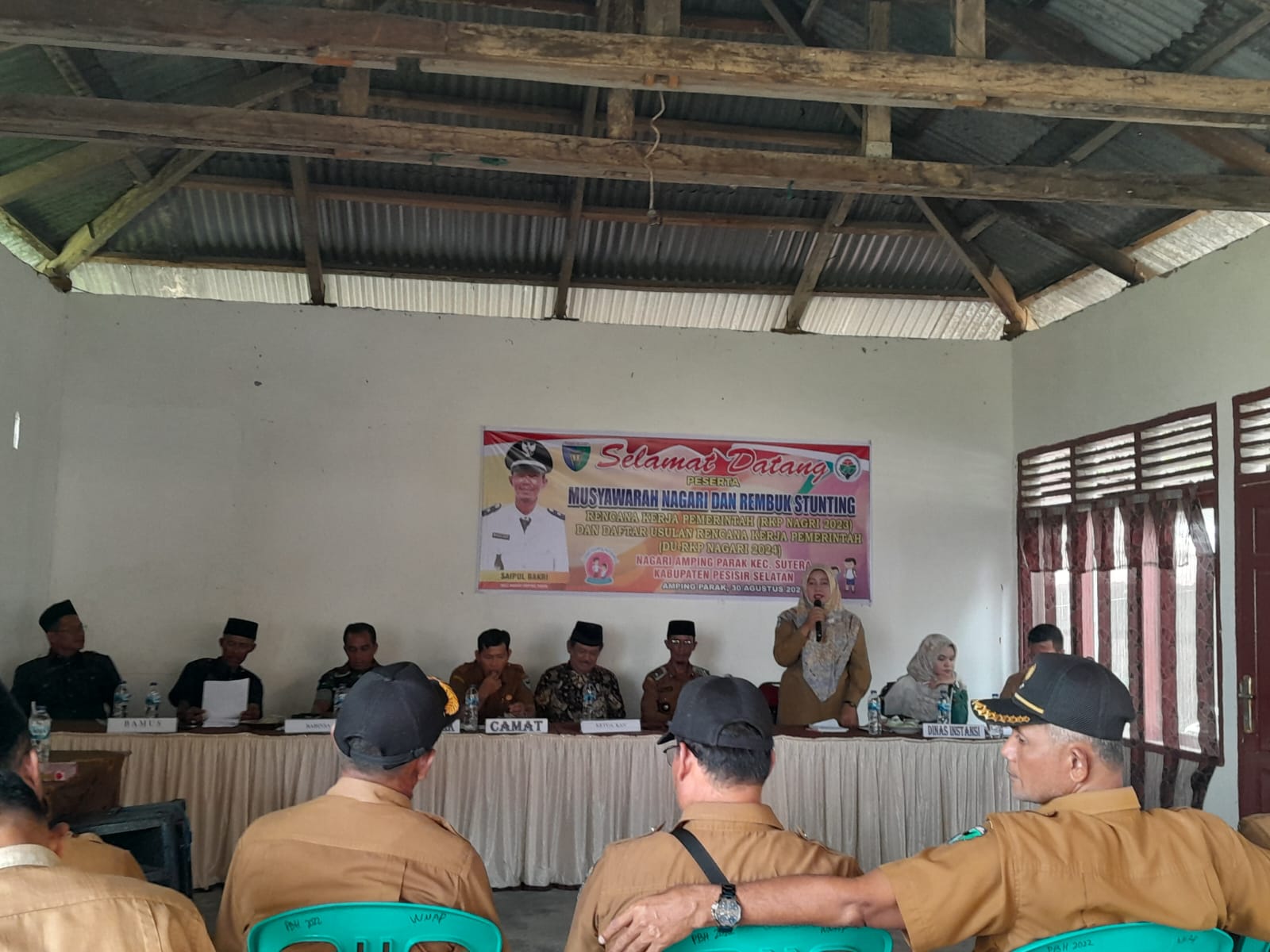 REMBUK STUNTING DAN MUSYAWARAH NAGARI DI KECAMATAN SUTERA  Kayu Gadang