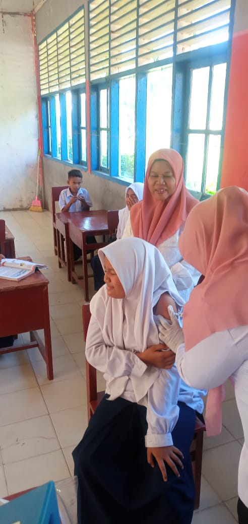 PELAKSANAAN BIAN  SDN 09 KAMPUNG AKAD DAN SMPN 6 lengayang UPT PUSKESMAS KOTO BARU