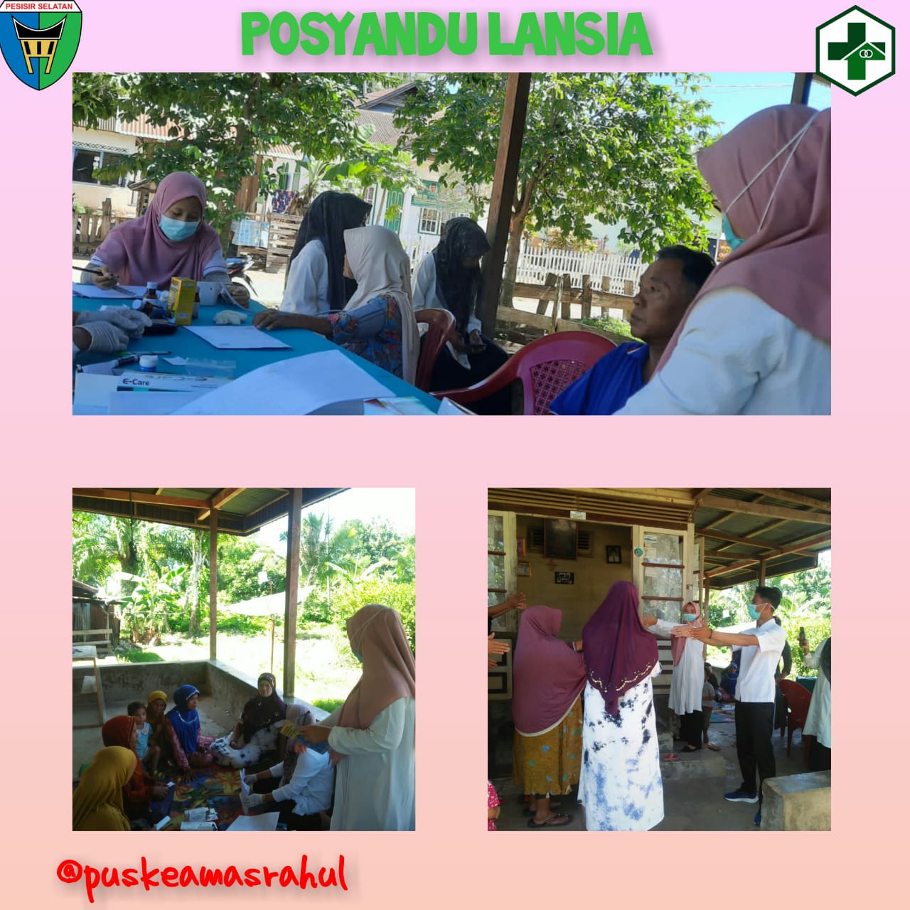 POSYANDU LANSIA DI NAGARI KAMPUNG TENGAH TAPAN, PUSKESMAS RAHUL 