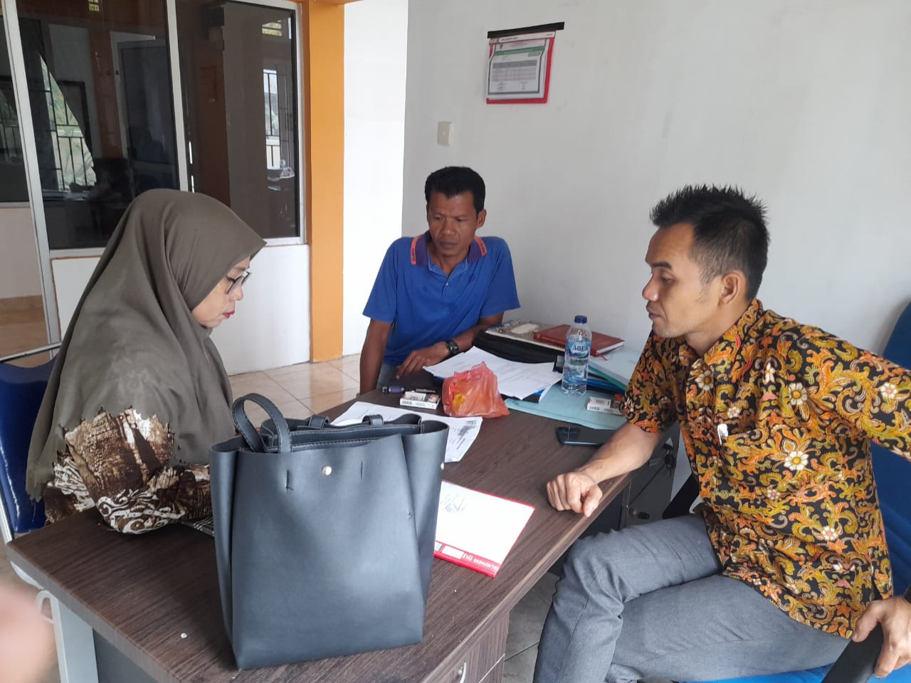 Puskesmas Kayu Gadang  kunjungi Kantor Nagari Koto Nan Tigo Utara dalam Rangka Koordinasi Penyerahan