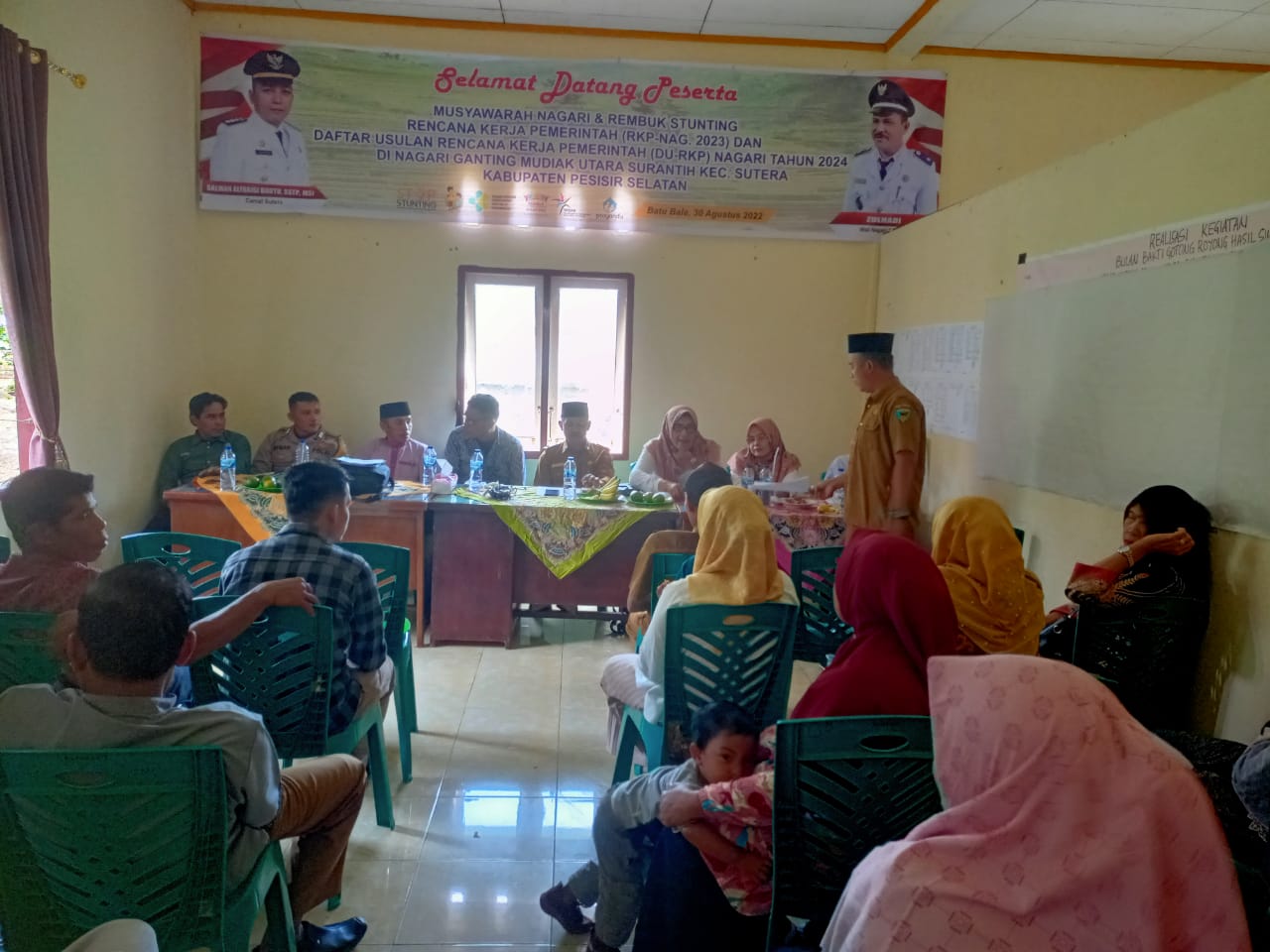 REMBUK STUNTING DAN MUSYAWARAH NAGARI DI KECAMATAN SUTERA