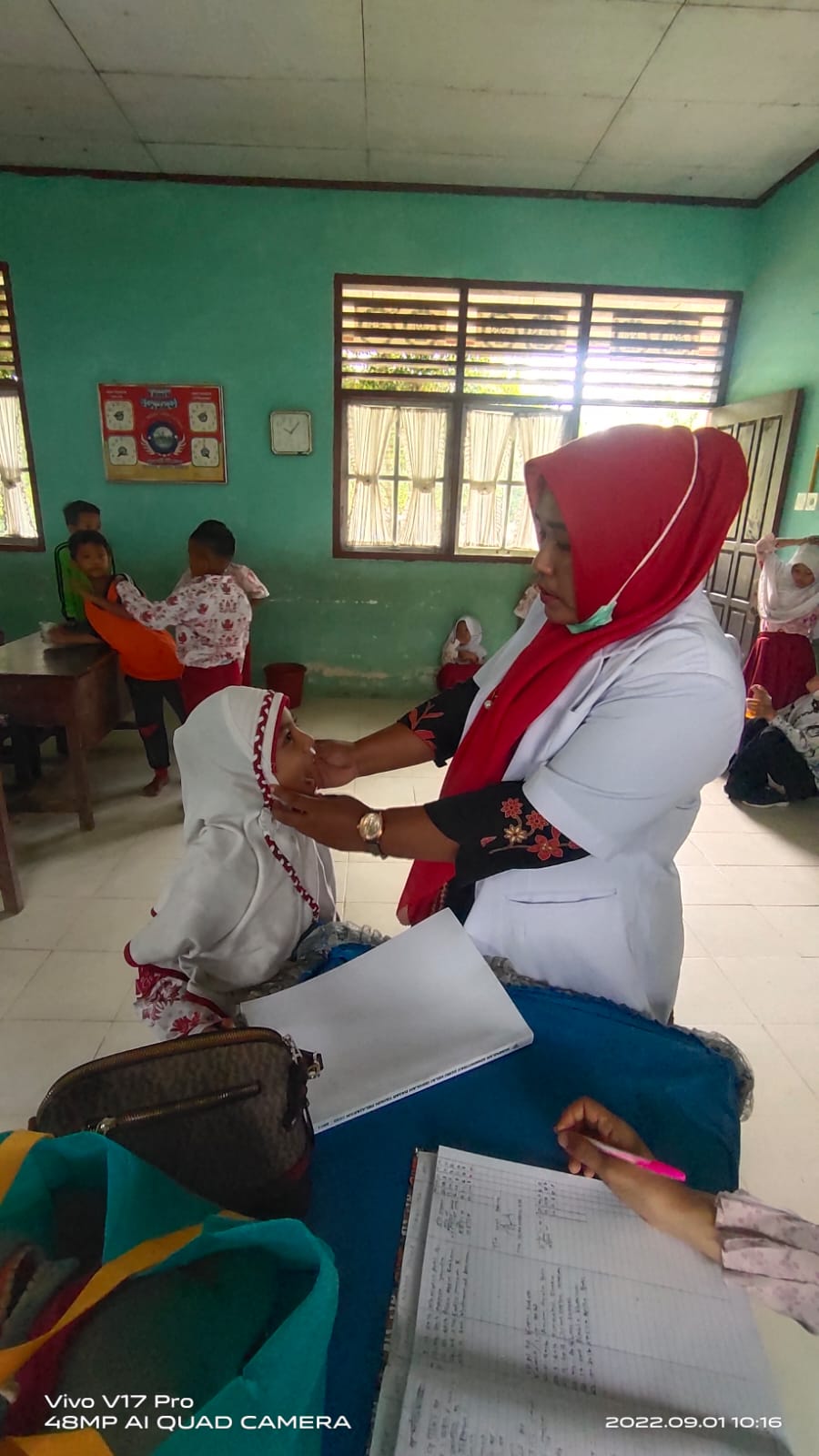 PENJARINGAN UKS DI SDN 02 MEDAN BAIK dan SD N 32 KAYU KALEK WILKER UPT PUSKESMAS KOTO BARU