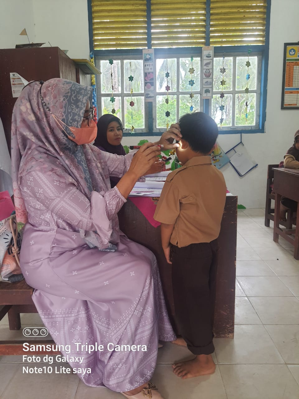 PELAKSANAAN PENJARINGAN KESEHATAN ANAK SEKOLAH DASAR di SDN 39 Ps.Gompong  Puskesmas Kambang.