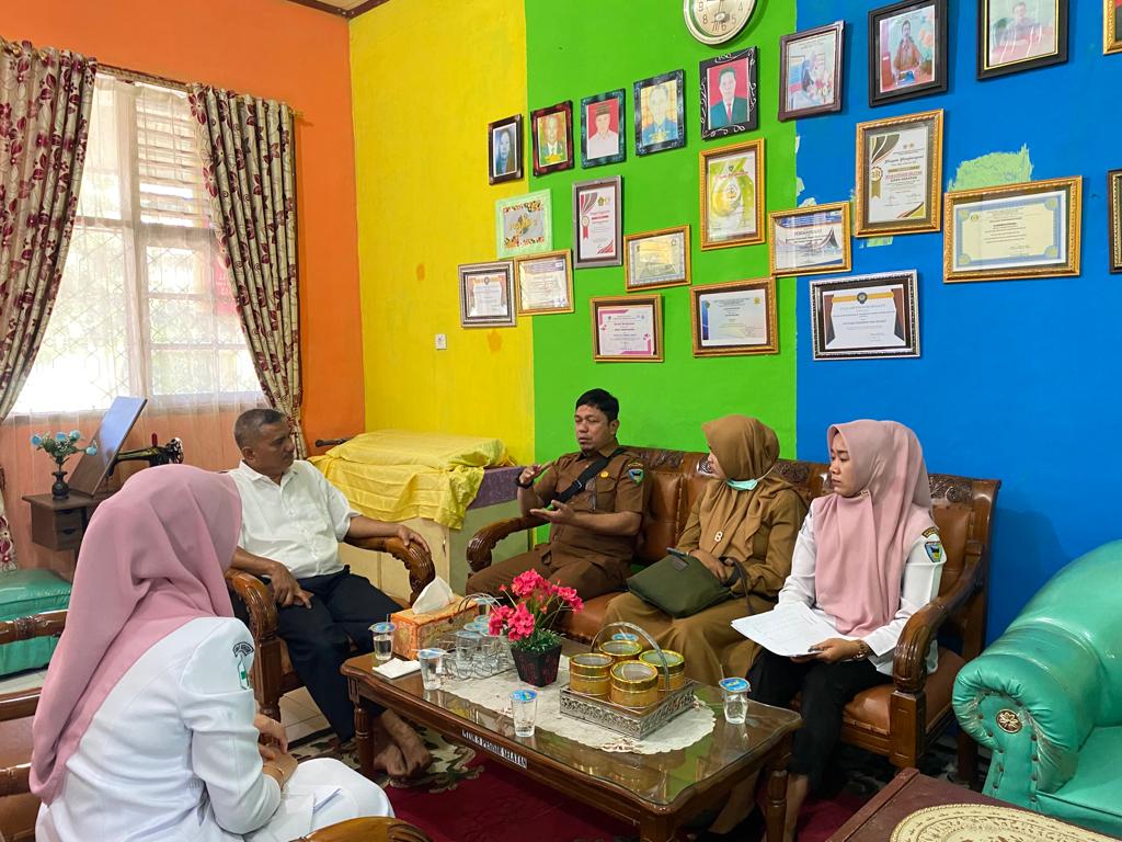 Pusk.Asam Kumbang lakukan Sosialisasi dan Koordinasi penanggung jawab program  penjaringan UKS, 
