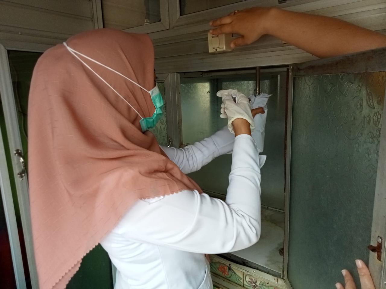 Puskesmas balai selasa laksanakan Pengambilan Sampel Air DAMIU (Depot Air Minum Isi Ulang.