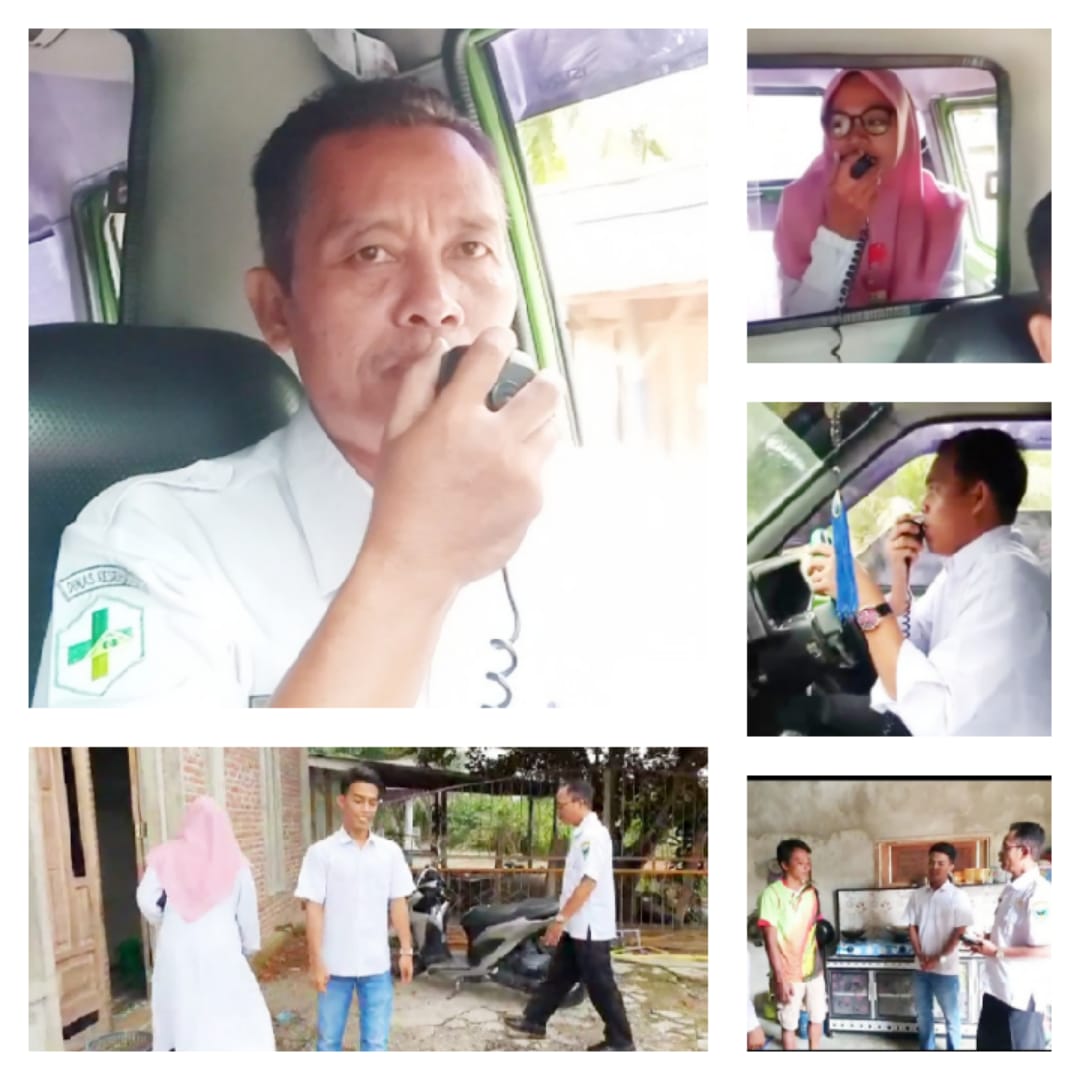 Puskesmas Tanjung Makmur laksanakan  Penyuluhan Keliling sekaligus laksanakan Penyelidikan Epidemiol