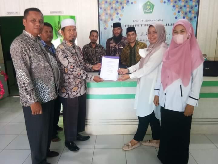 UPT PUSKESMAS LUMPO LAKUKAN PERJANJIAN KERJASAMA DENGAN KANTOR KUA IV JURAI
