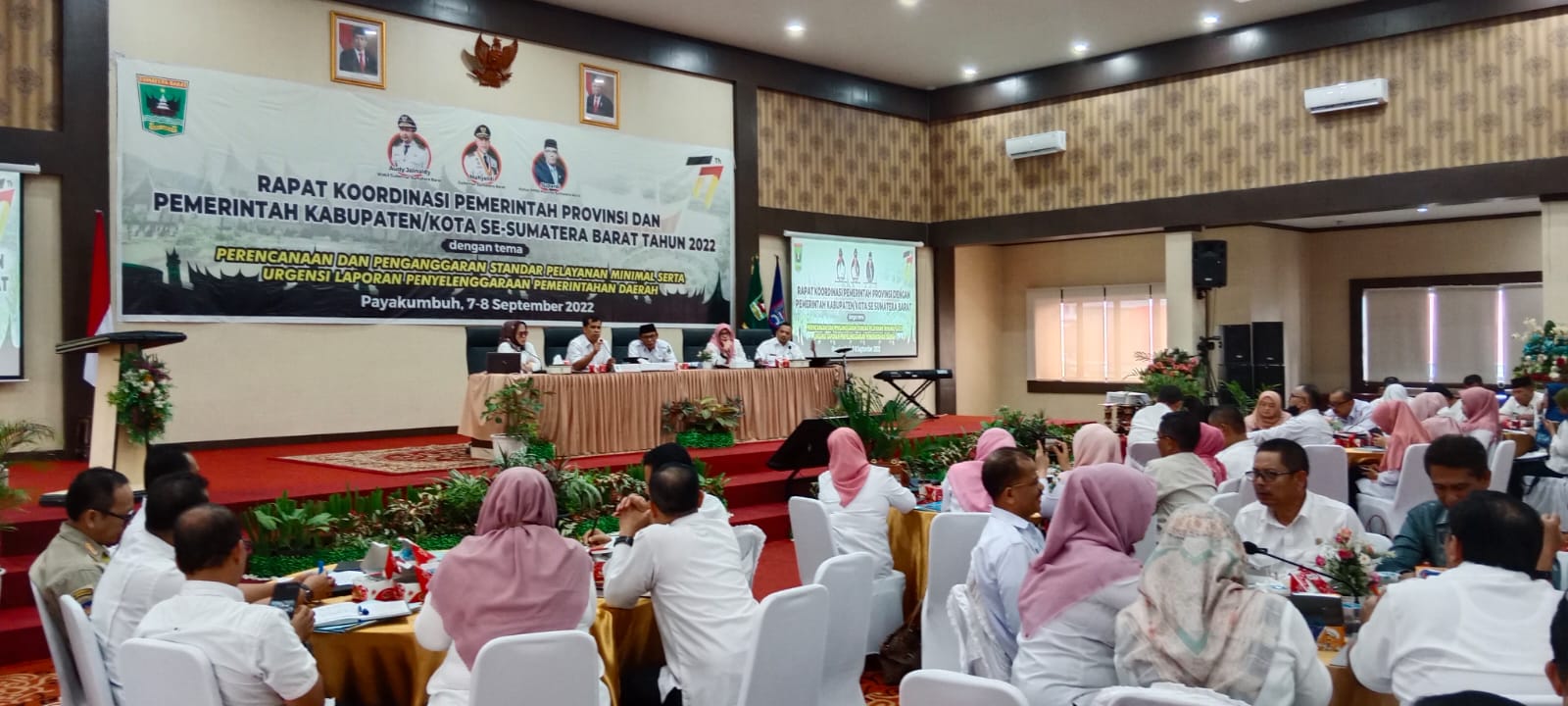 Dinas Kesehatan Kab. pessel melalui Kabid p2p ikuti rapat koordinasi pemerintah prov dan kab/kota se