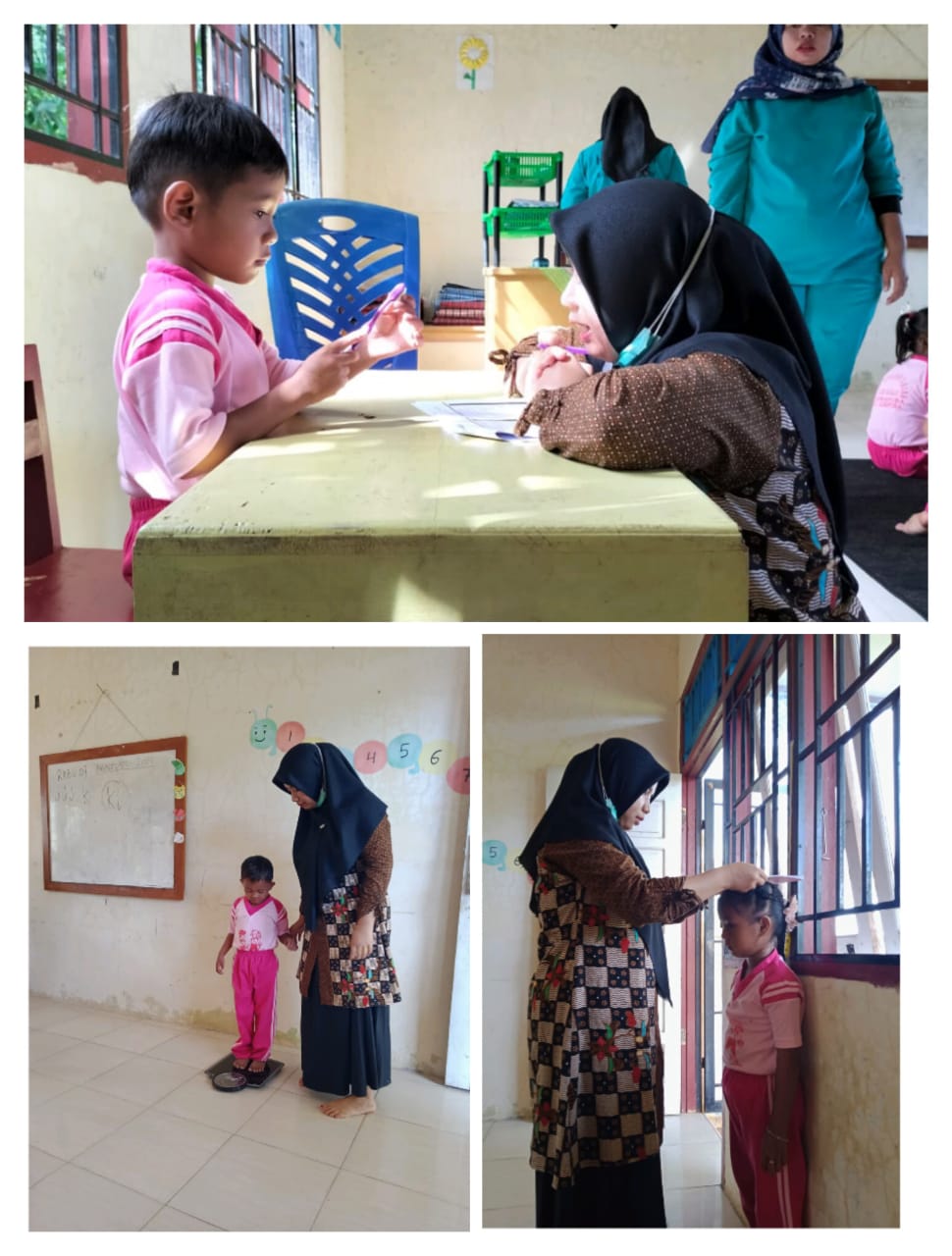 Puskesmas Air pura lakukan edukasi tentang Protokol kesehatan di lingkungan sekolah