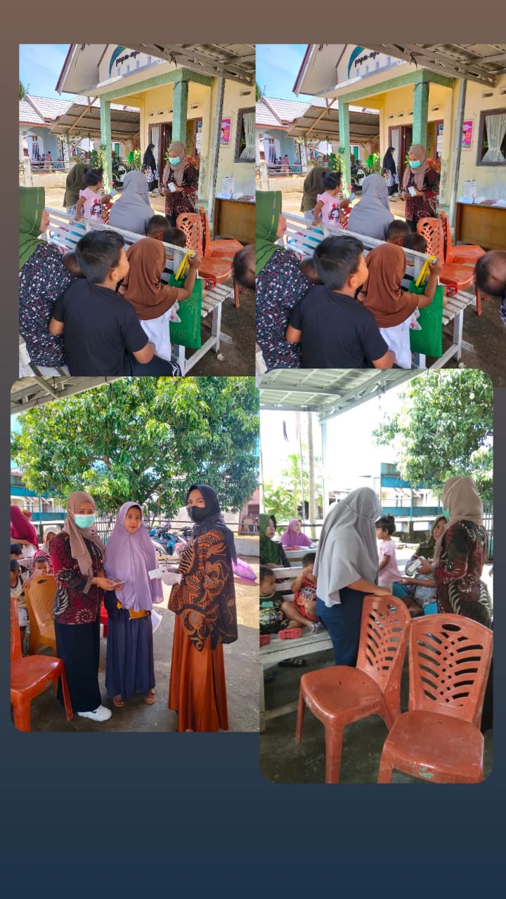 Puskesmas AIRPURA berikan Tablet Fe pada Ibu Hamil di posyandu mangga 1 nagari inderapura timur