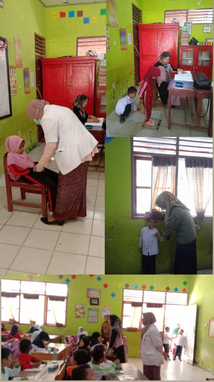 PUSKESMAS AIRPURA  laksanakan  Penjaringan Program UKS di SD N 04 Airpura. 