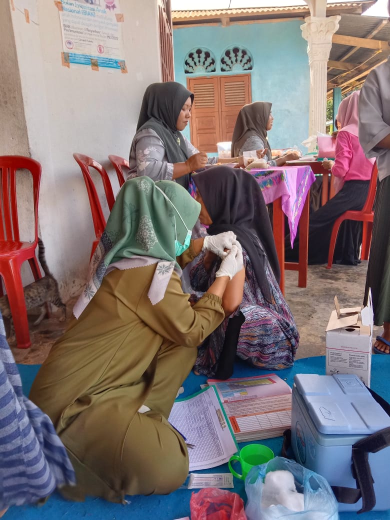PELAYANAN IMUNISASI DI POSYANDU MELATI II DAN FLAMBOYAN III PUSK. OV KOTO MUDIK 