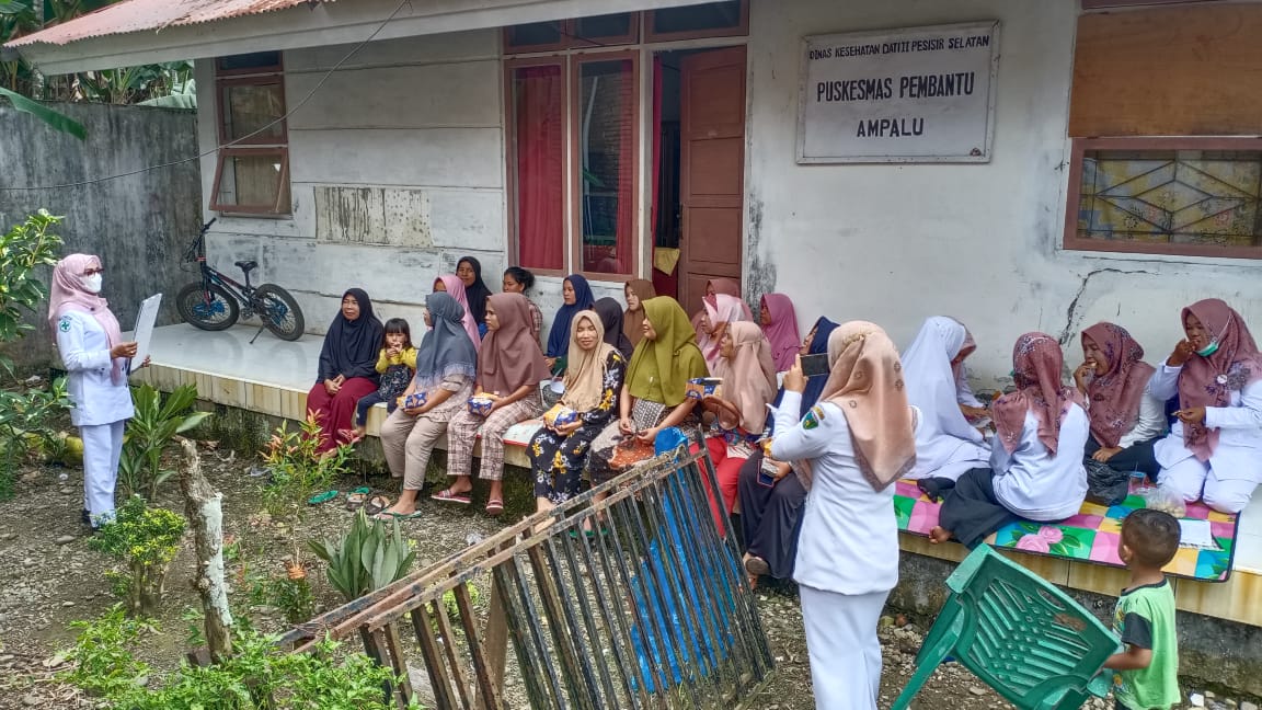 KELAS IBU HAMIL DI PUSTU AMPALU PUSK. KAYU GADANG
