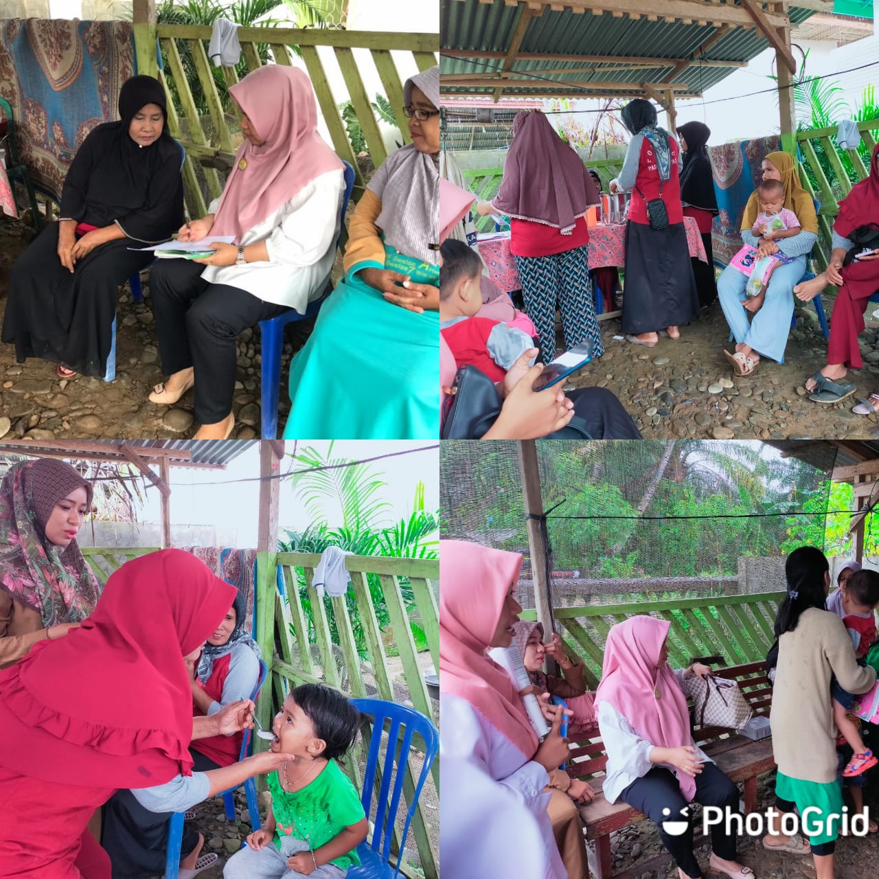 Pusk. Kambang  lakukan penyuluhan dan pembinaan iposyandu cempaka di pd.cupak.