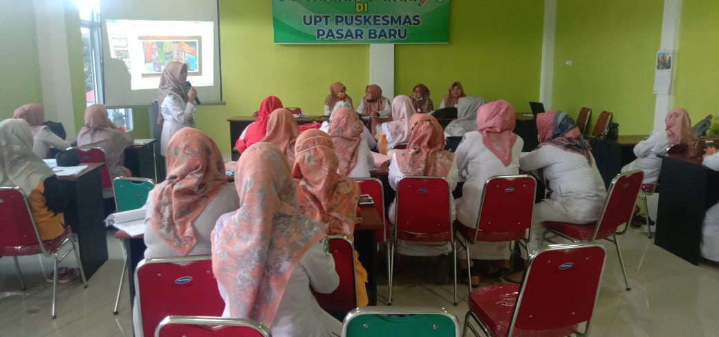 SOSIALISASI IMUNISASI PCV DAN TINDAK LANJUT MONEV PUSTU/POSKESRI  PUSKESMAS PS. BARU     