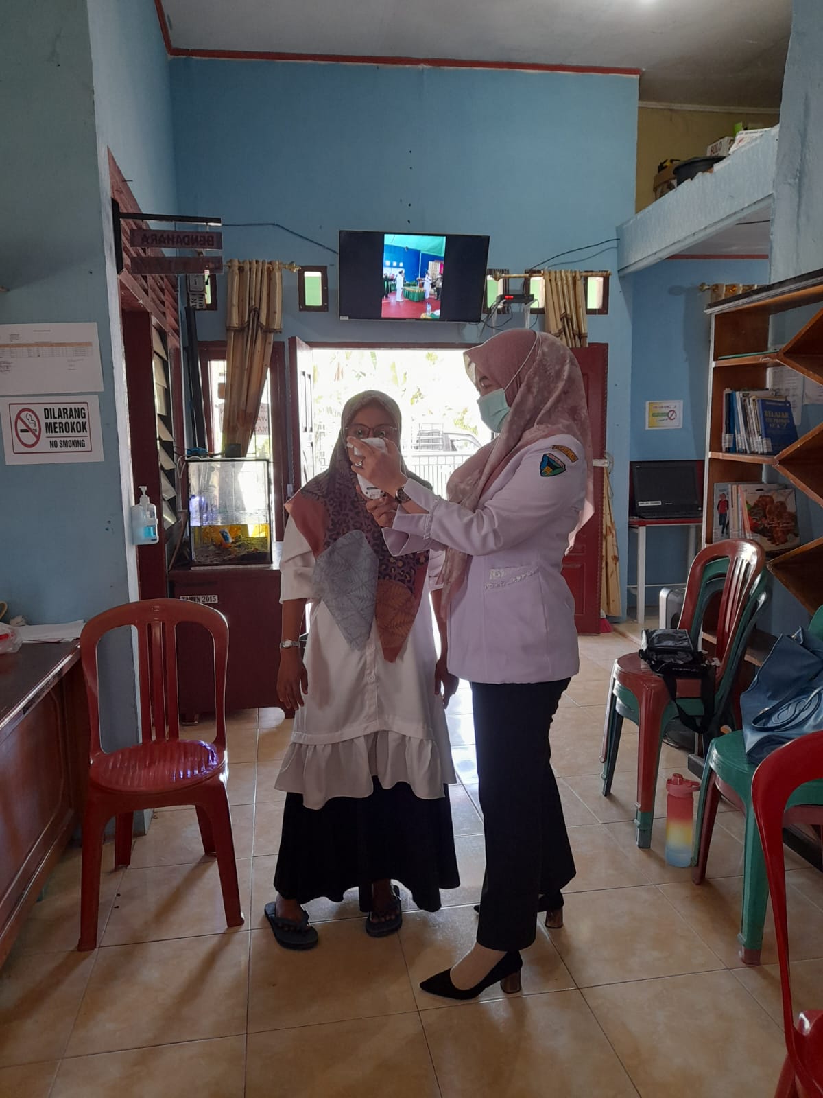 Kegiatan posbindu PTM ,UBM,dan KTR \"  Puskesmas Air Haji