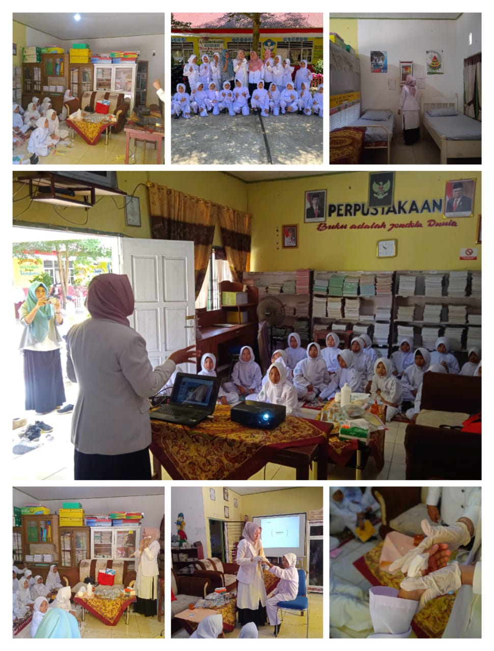 PUSKESMAS AIRPURA 14 September 2022 laksanakan kegiatan UKGS dan Pelatihan Dokter Kecil di SD N 04 A