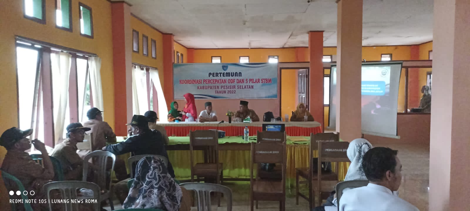 Puskesmas Tj. Makmur  laksanakan Pertemuan Percepatan ODF (Open Defecation yg Free) atau stop buang 