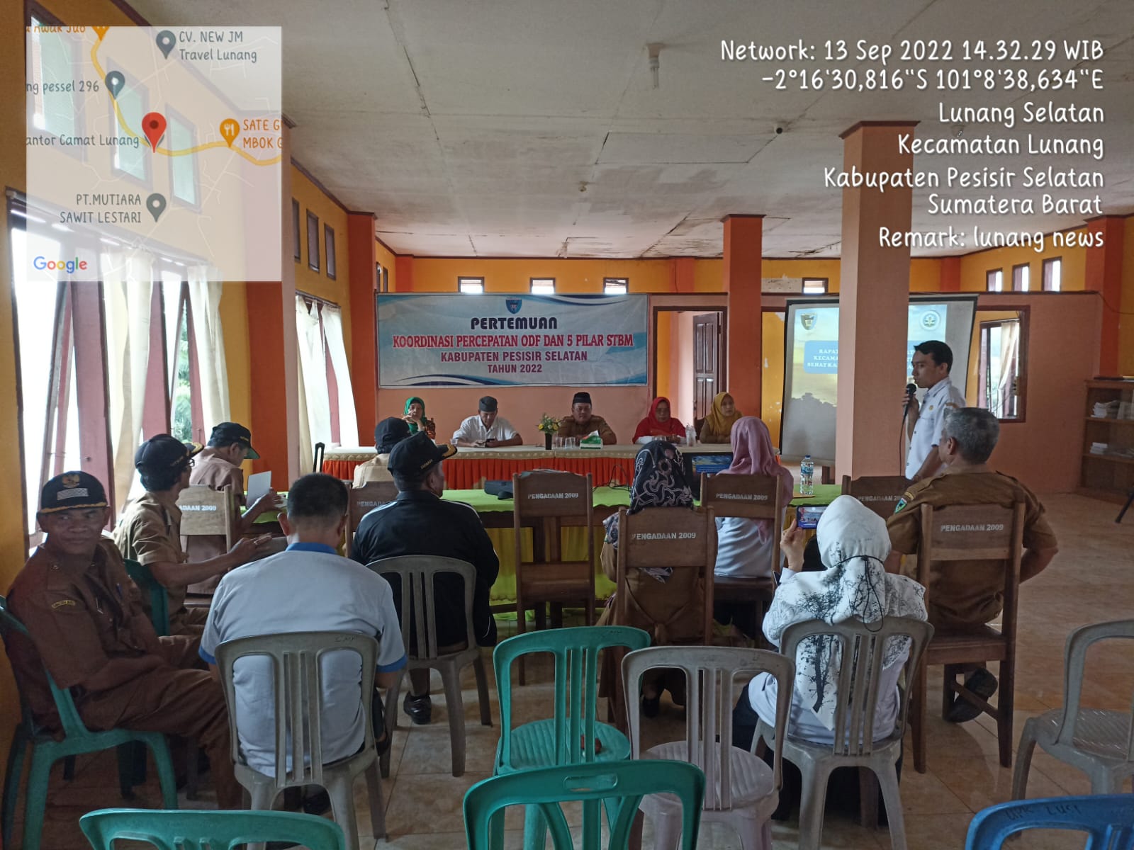 Puskesmas Tj laksanakan Beringin Pertemuan Percepatan ODF (Open Defecation yg Free) atau stop buang 