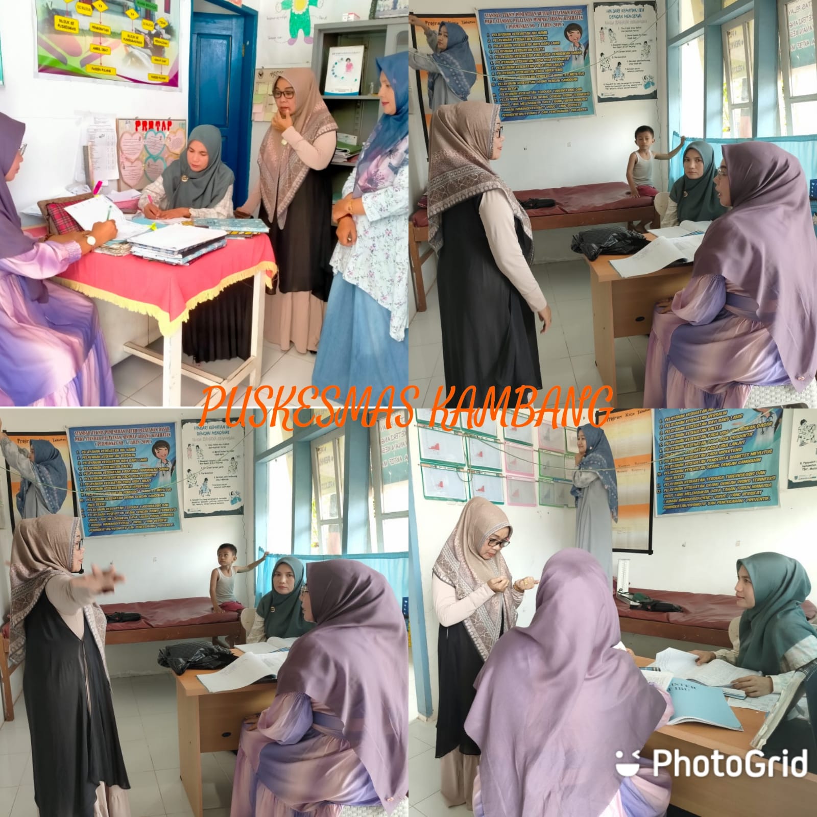 Monev Pustu Poskesri di Wilayah kerja Puskesmas Kambang.