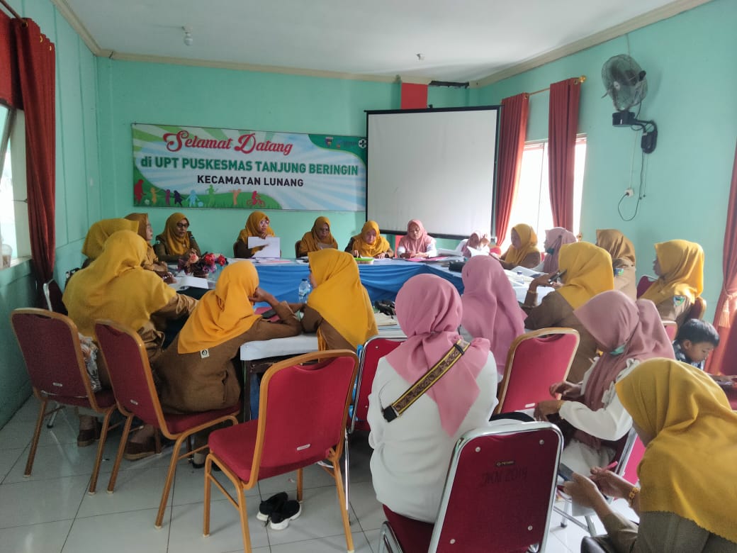 Puskesmas Tanjung Beringin 19 september 2022 Pertemuan  monev antar pemegang program dan bidan desa\