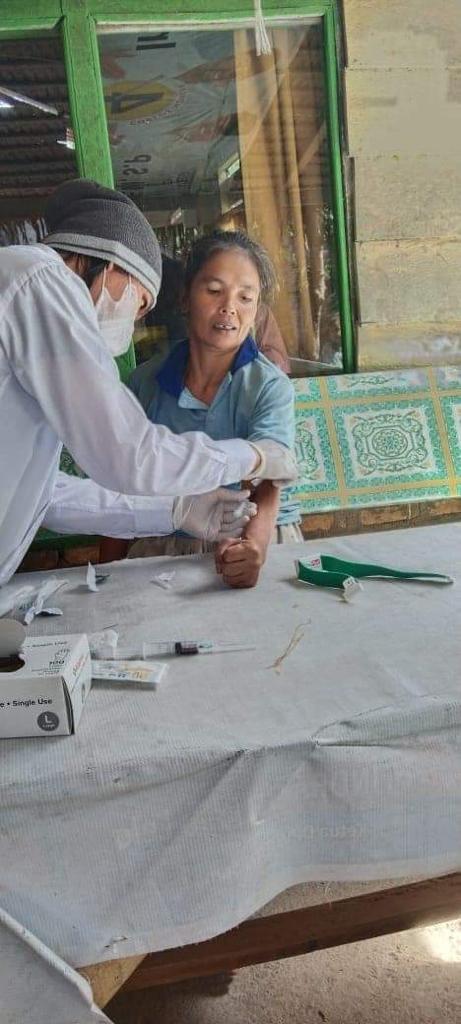 PEMERIKSAAN DAN PEMANTAUAN PASIEN PENYAKIT MORBILI ( CAMPAK ) DI    PUSKESMAS LUMPO