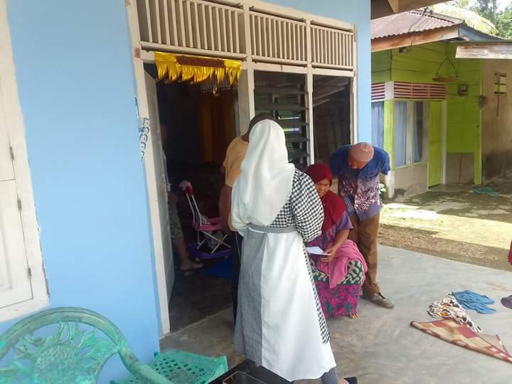 KUNJUNGAN RUMAH BALITA RESTI KE NAGARI LIMAU GADANG  PUSKESMAS LUMPO