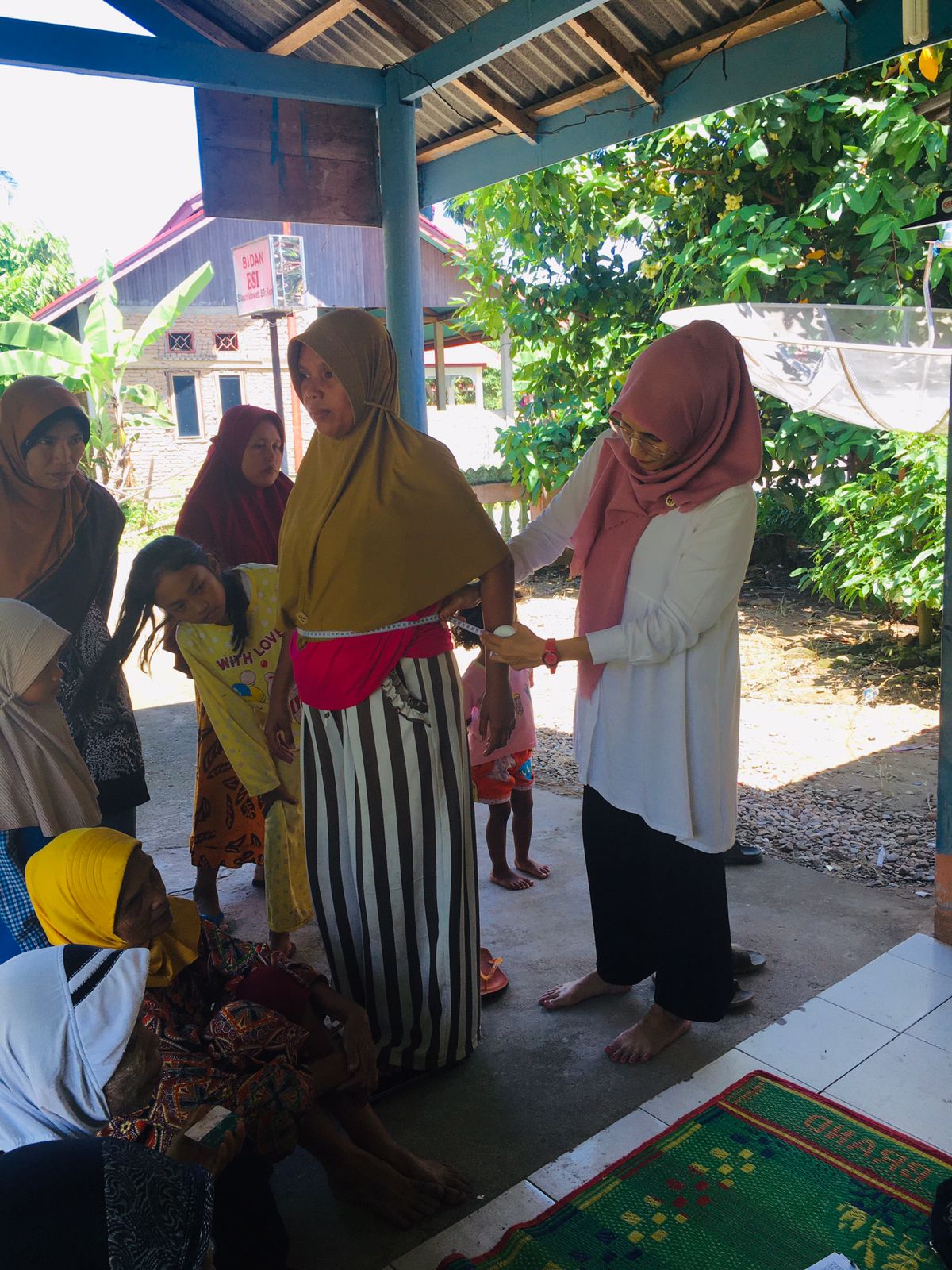 KEGIATAN SCREENING PTM DI NAGARI KAMBANG UTARA DI   PUSKESMAS KOTO BARU. 