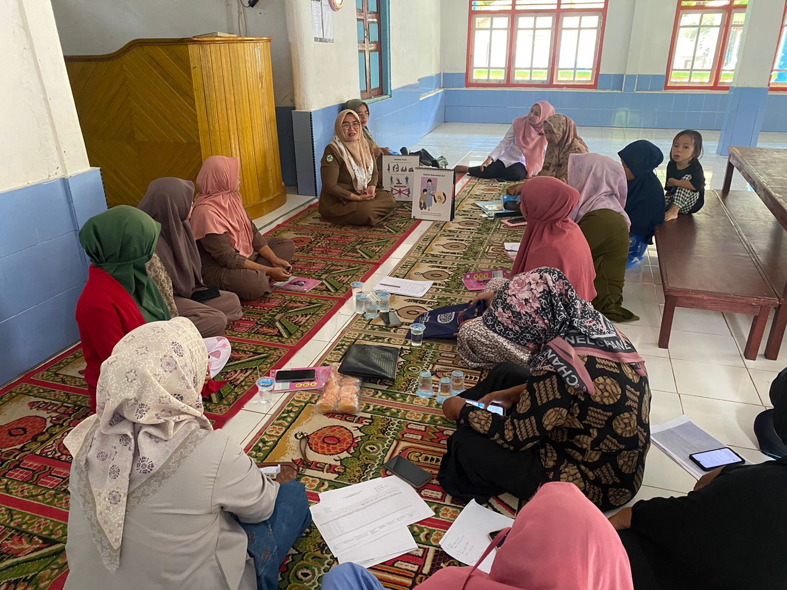 KELAS IBU HAMIL DAN SENAM IBU HAMIL INTEGRASI PROGRAM KIA DAN KESJAOR PUSKESMAS INDERAPURA