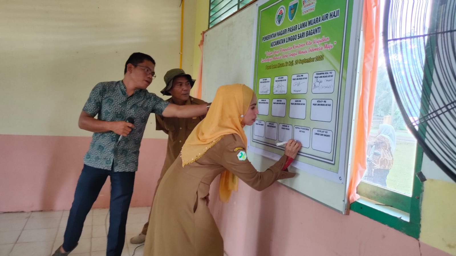 Rembuk Stunting di 3 Nagari Yakni : Air Haji Barat, Pasar Lama Air Haji, Muara Gadang Puskesma AirHa