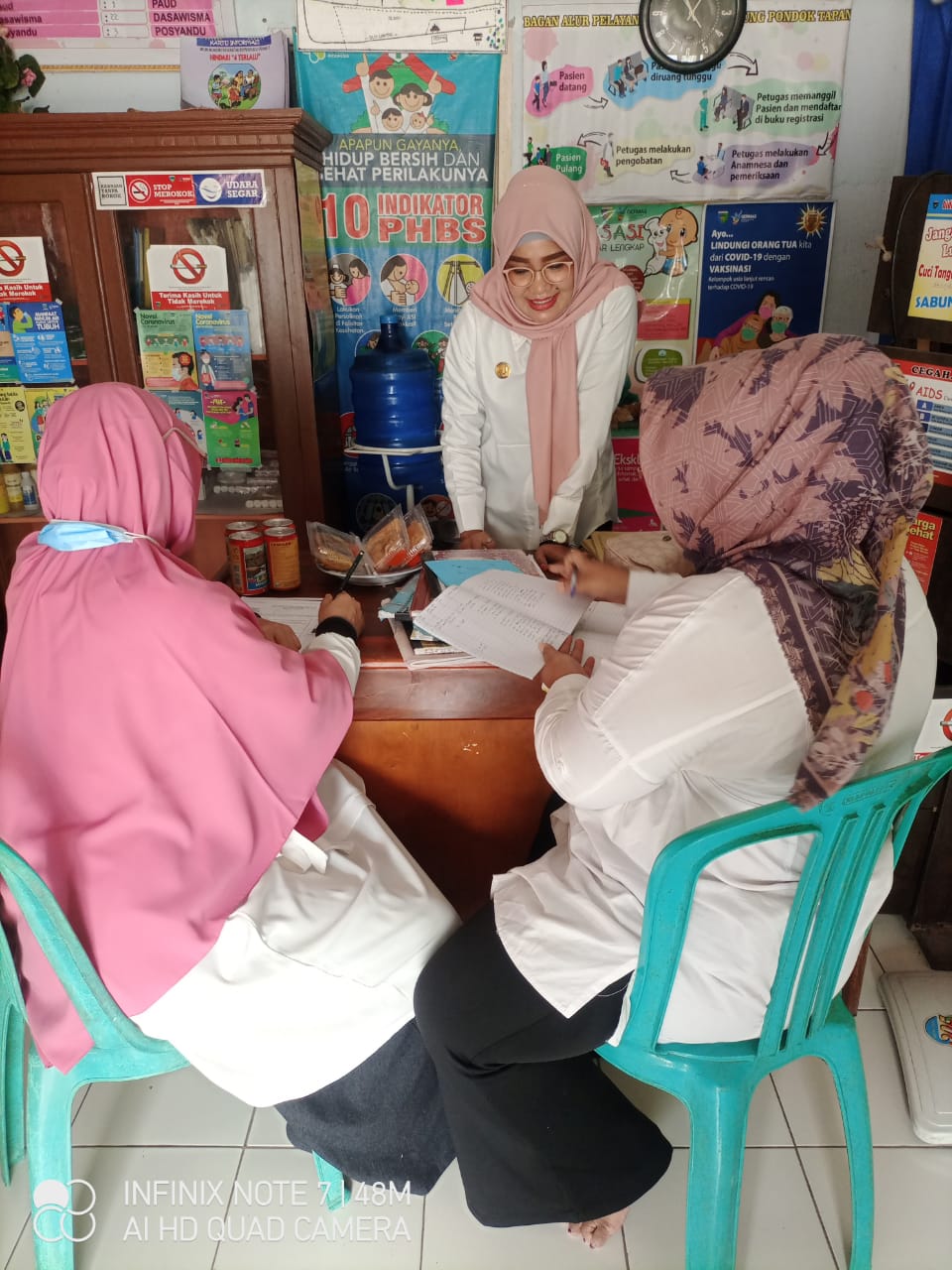 Penyeliaan dan Supervisi ke poskesri diwilayah Puskesmas Tapan \"