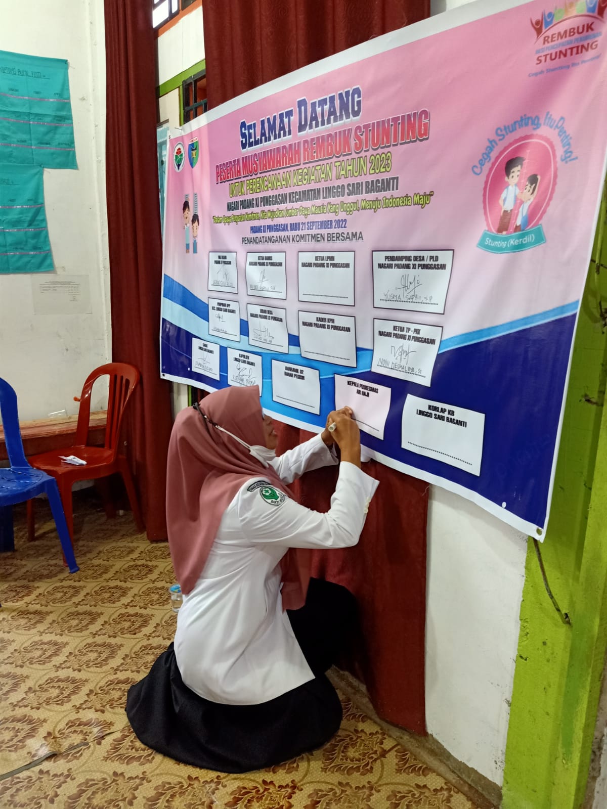 PUSK AIR HAJI  HADIRI REMBUK STUNTING di NAGARI PADANG XI PUNGGASAN DALAM RANGKA MENCEGAH STANTING D