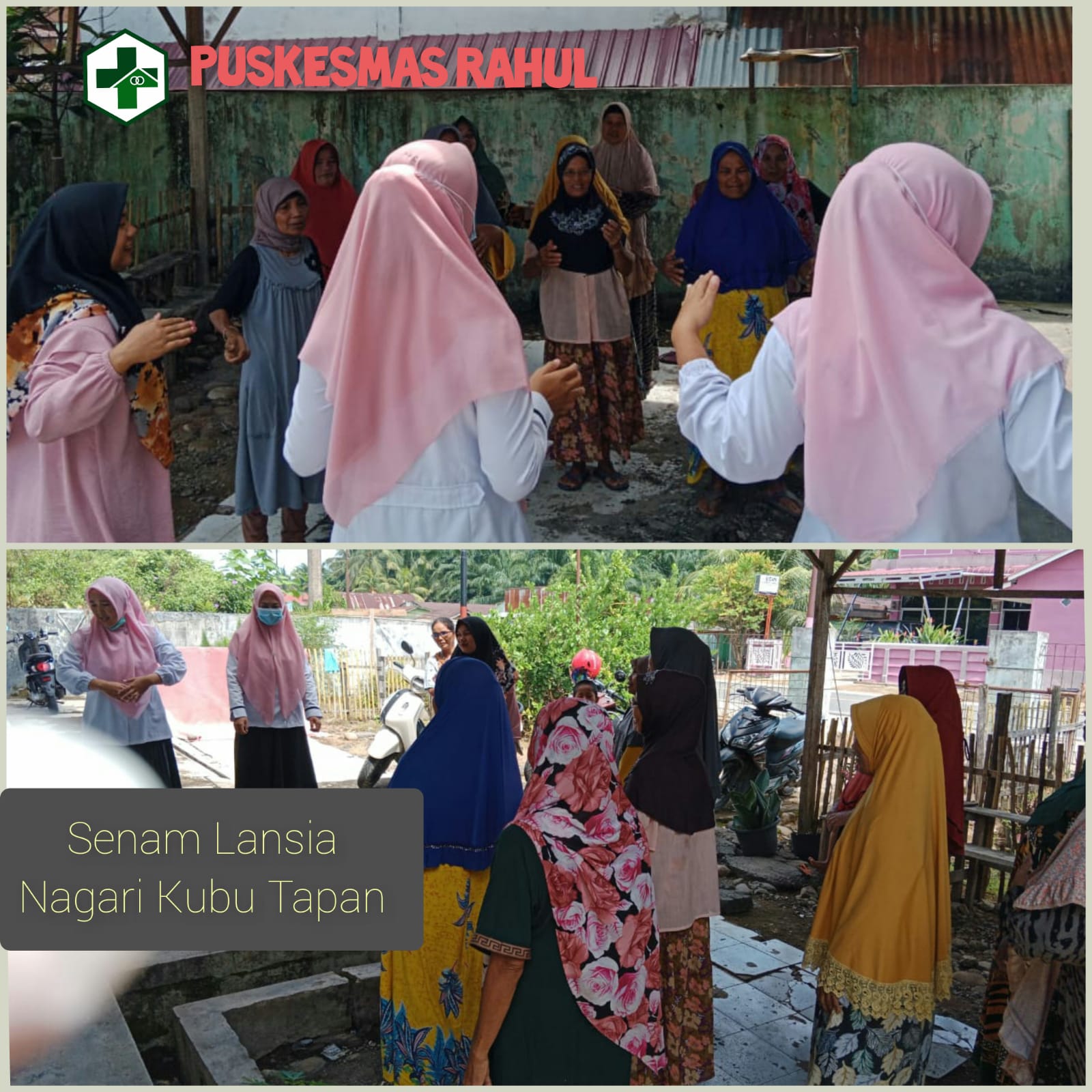SENAM LANSIA DI PUSTU KUBU, WILAYAH KERJA PUSKESMAS RAHUL 