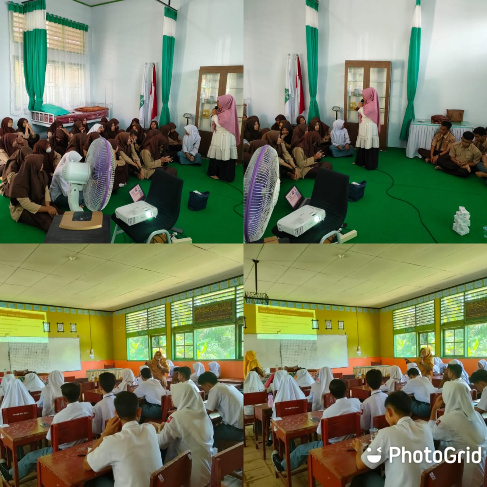 Puskesmas Kambang Penyuluhan dan pemberian Tablet tambah Darah bagi siswi SMAN 1 & 2 Lengayang dalam