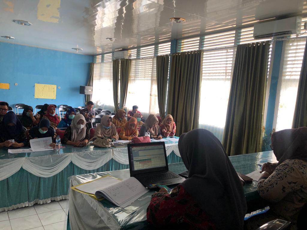 Pertemuan pembahasaan tentang pengajuan BOK tahun 2023 Puskesmas Tapan\" 