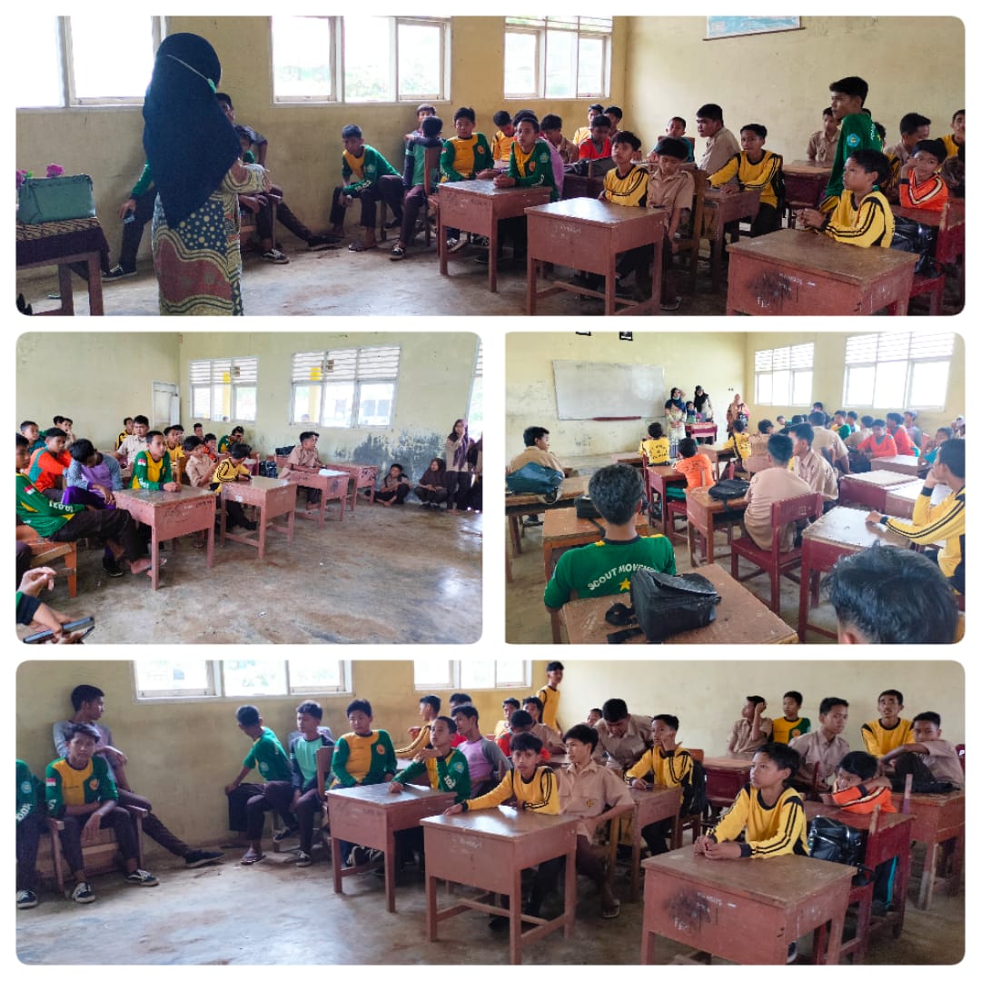 Puskesmas air pura  laksanakan Pembinaan kesehatan olahraga kepada  siswa/siswi SMPN 4 Air pura