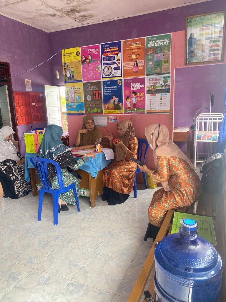 Puskesmas Air Haji lakukan monev pustu poskesri pada Pustu Padang XI punggasan,Pustu lagan gadang mu