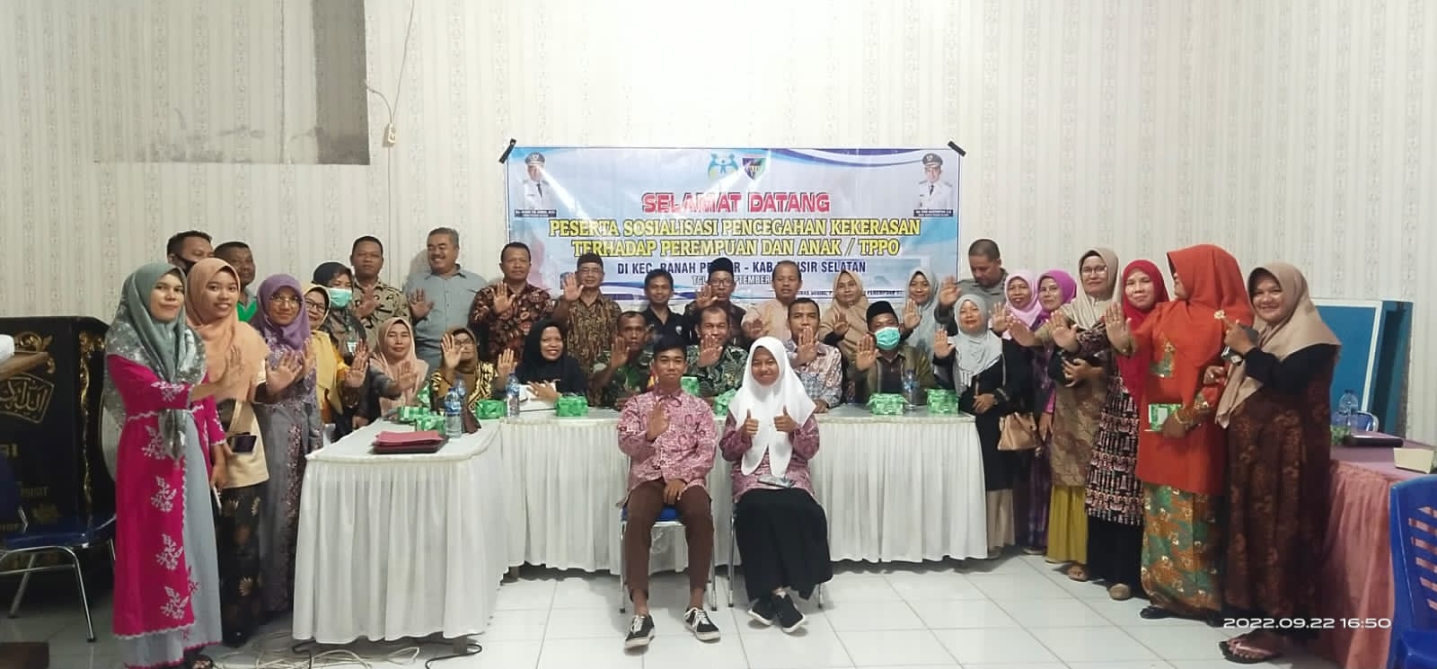 Puskesmas Balai Selasa hadiri Sosialisasi Pencegahan kekerasan terhadap Perempuan dan anak/ TPPO