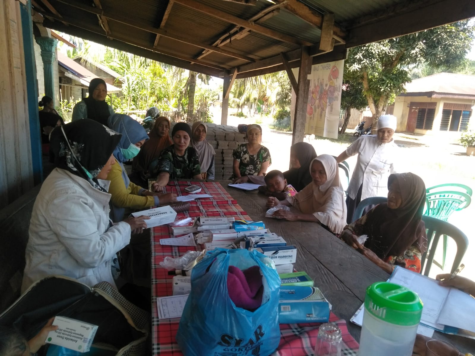 Puskesmas Air Haji laksanakan Kegiatan Posyandu Lansia Di Punggasan Timur, Jumat Tgl,23 September 20