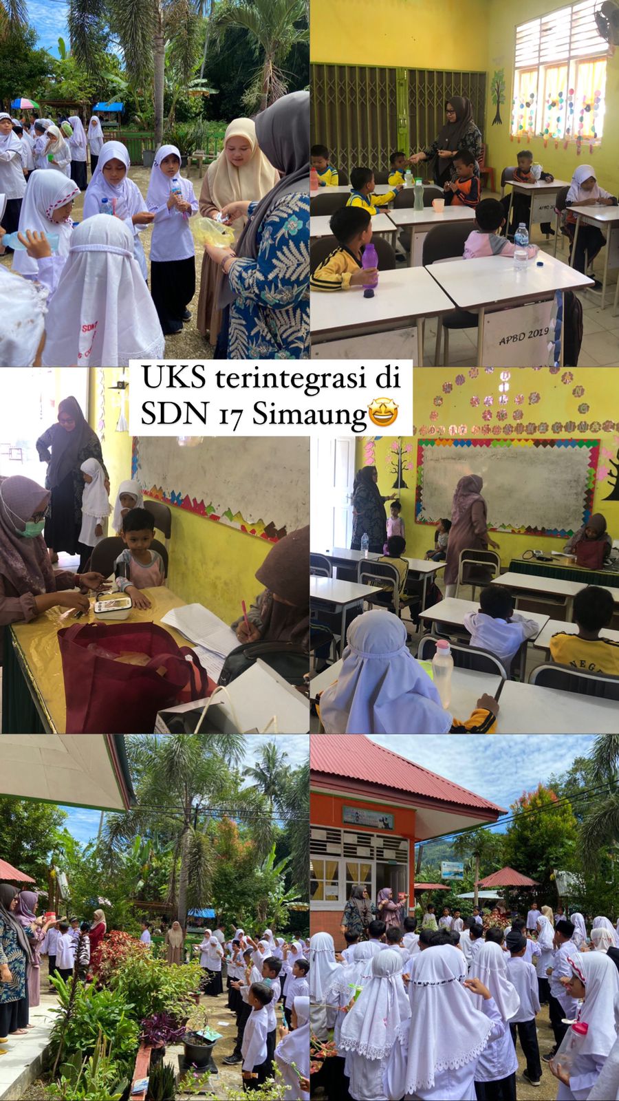 Puskesmas BB  Belantai lakukan pemberian Obat Pencegahan Massal (POPM), Penjaringan Kesehatan Murid 