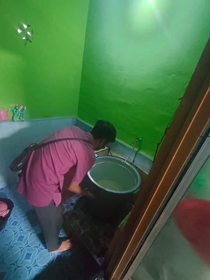 KUNJUNGAN RUMAH DALAM RANGKA INTERVENSI KASUS DBD DI NAGARI BATU KUNIK   PUSKESMAS LUMPO.