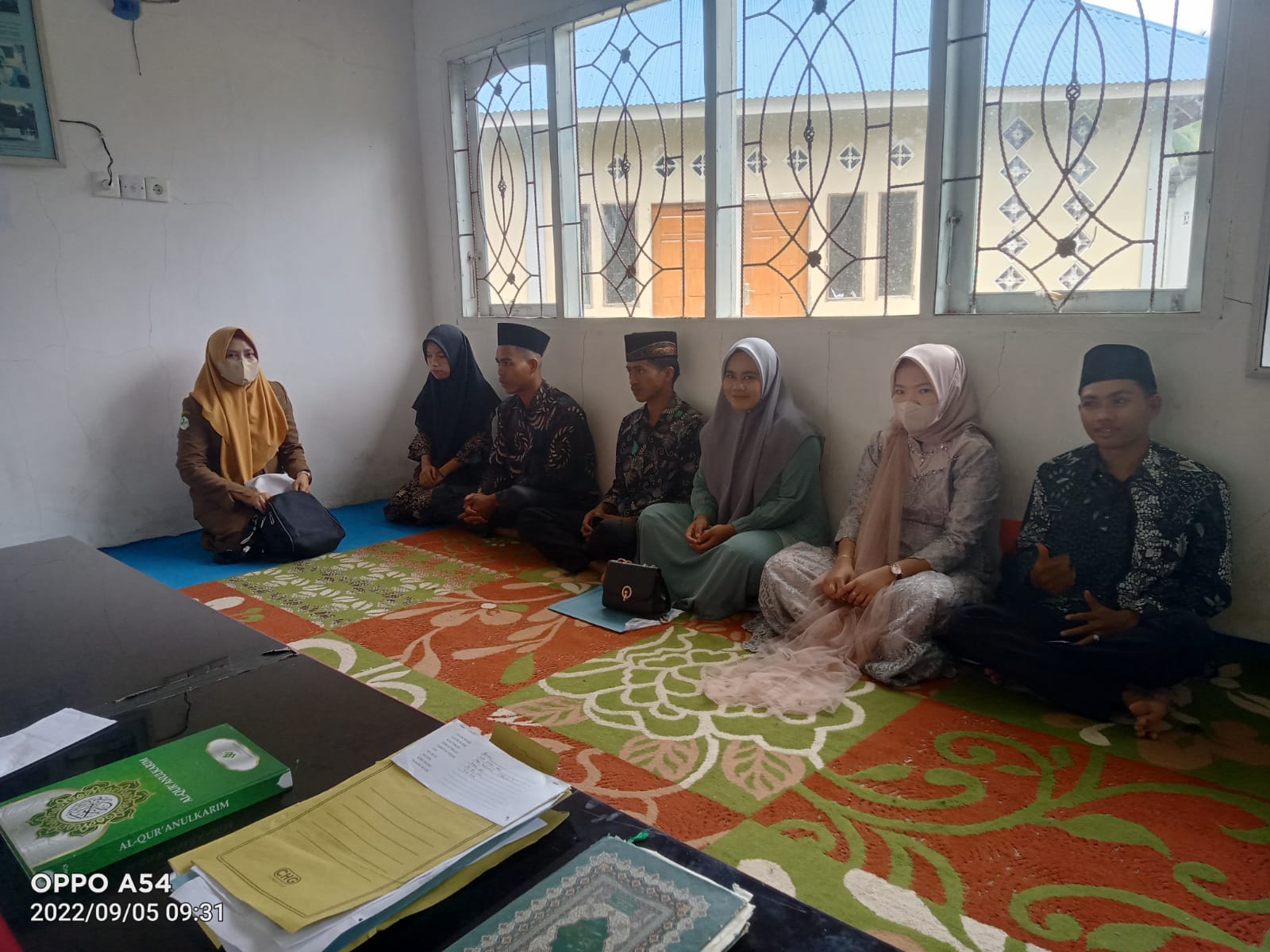 Puskesmas surantih melakukan  Penyuluhan kesehatan kepada calon pengantin di kantor KUA sutera..