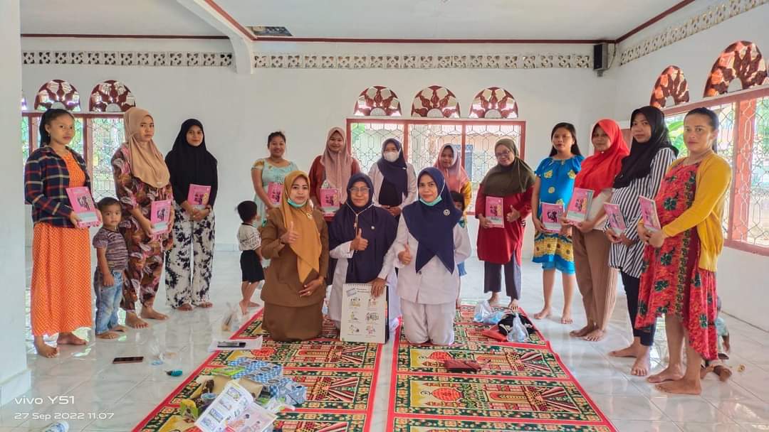 Puskesmas Pasar Kuok laksanakan Kelas Ibu Hamil Pertemuan 1 di Bukit Tambun Tulang Nagari IV Koto Hi